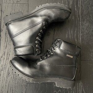 Safe T Step, Slip Resistant, Trifecta Black Boots Men Size 9